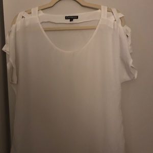 Express Bright White Blouse